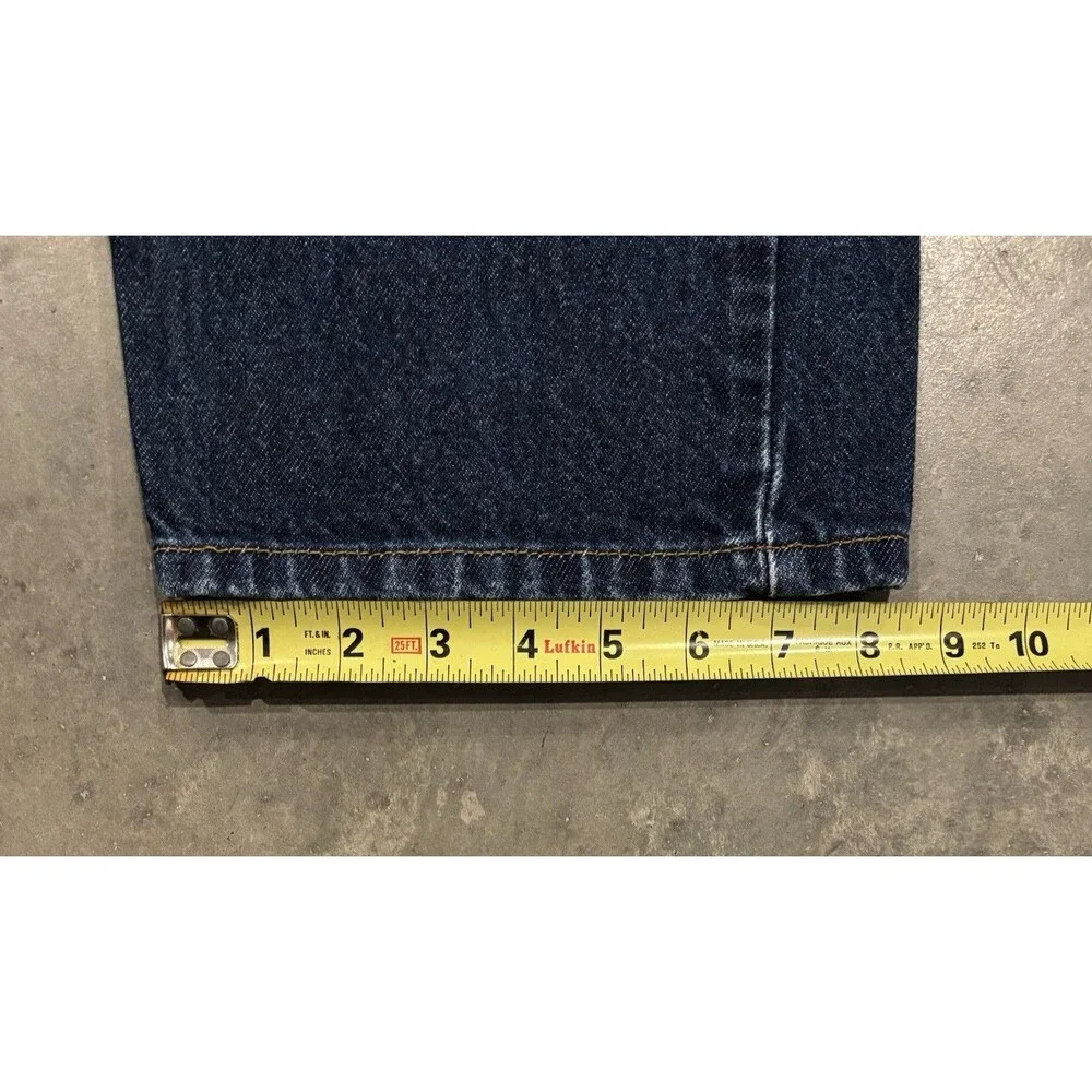 Levi's 505 Men's Regular Fit Blue Denim Jeans 36x30 Blue 100% Cotton